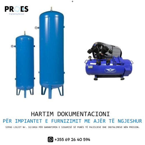 Impianti i furnizimit me ajër të ngjeshur i subjektit